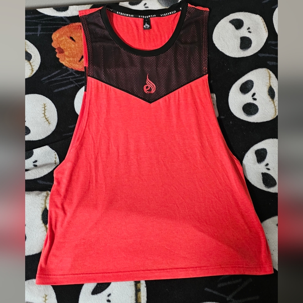 Ryderwear Red and Black Athletic Top